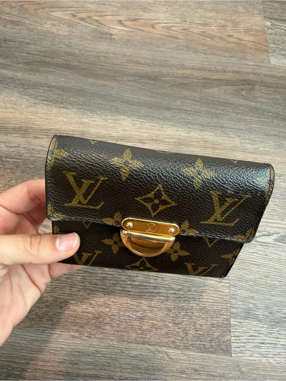 Louis Vuitton Monogram Koala Compact Wallet Gold Hardware Authentic C40055 - Picture 15 of 15